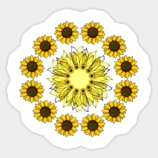 Sunflower Sticker